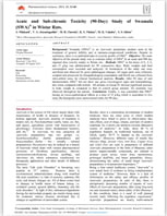 Acute And Sub Chronic Toxicity Day Study Of Swamala Swa Sdl India