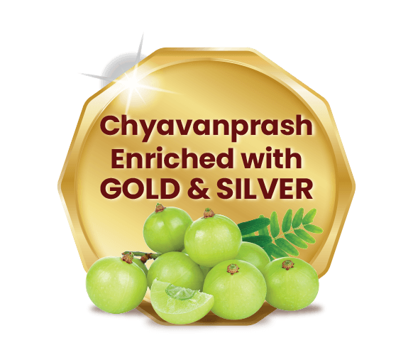 Chyavanprash enriched with Gold & Silver badge - SDL India